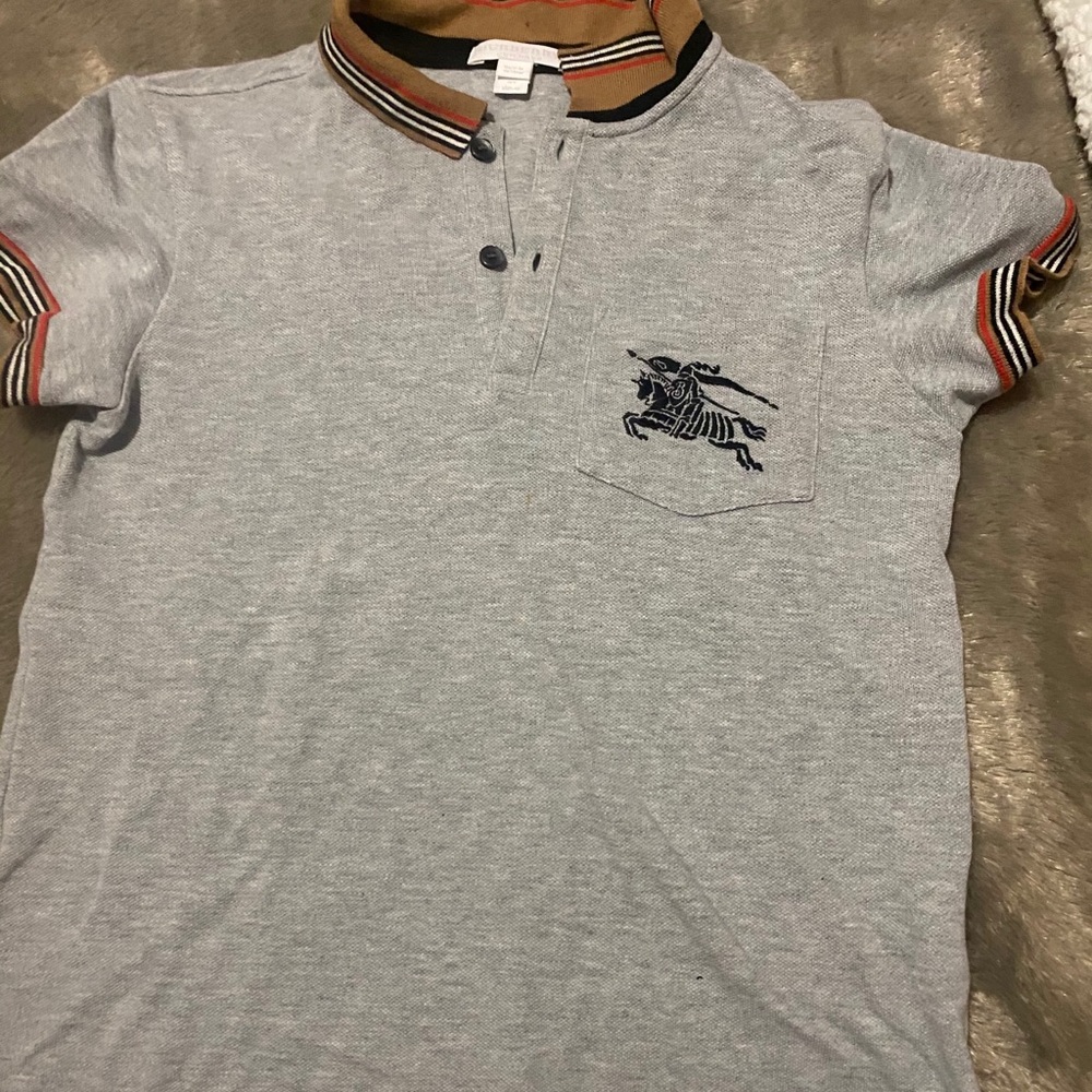 Boys Burberry polo T-shirt